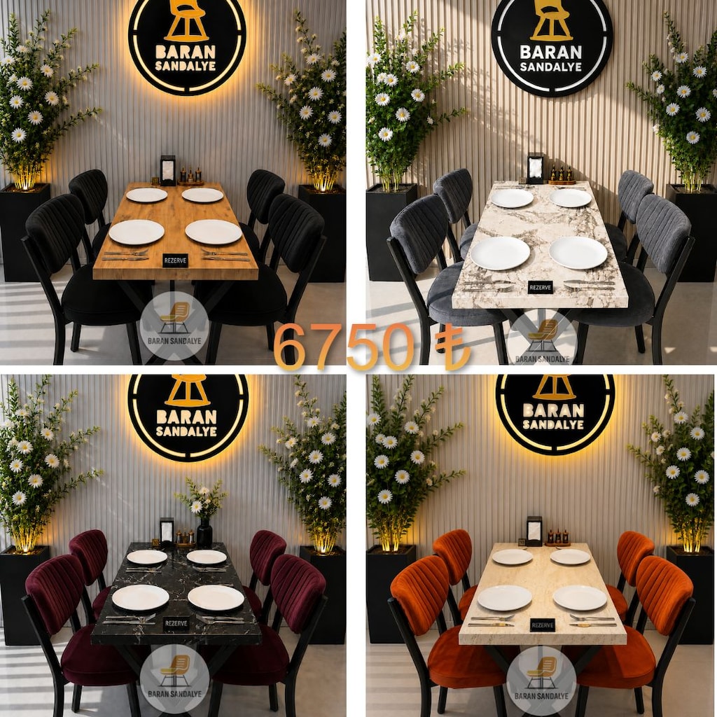 BARAN SANDALYE'DEN TÜM MASA SANDALYE MODELLERİNDE KAMPANYA