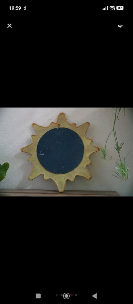 güneş çerçeveli ayna - 5