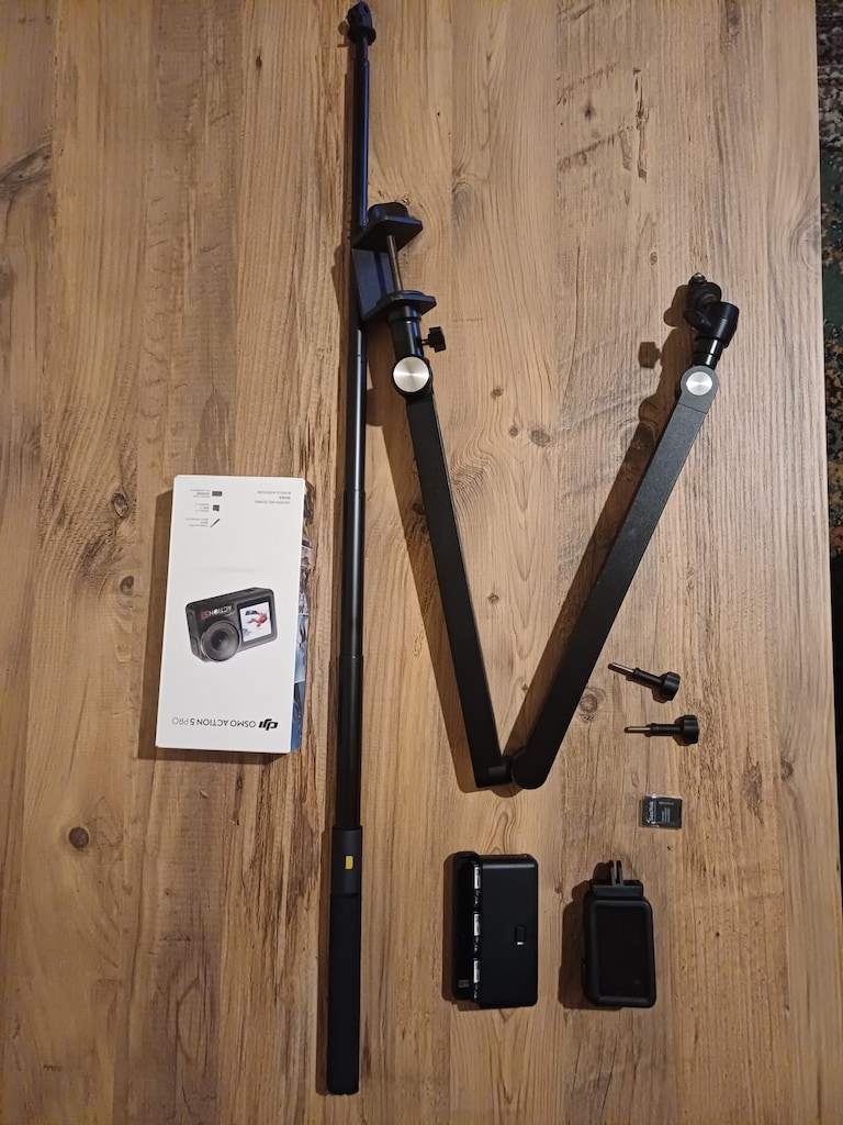 DJI ACTİON 5 PRO ADVENTURE+1 TB SANDİSK SD KART+TRİPOD