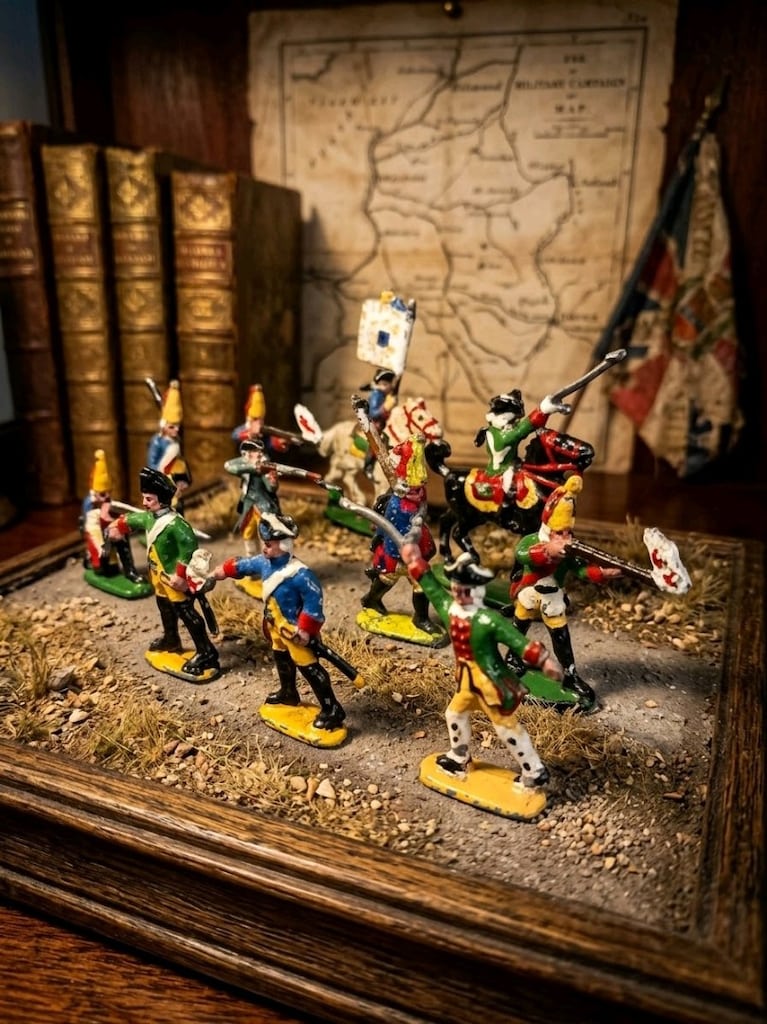 Koleksiyonluk Vintage Kurşun Asker Lotu – 11 Parça (Atlı ve Piyade) - 3