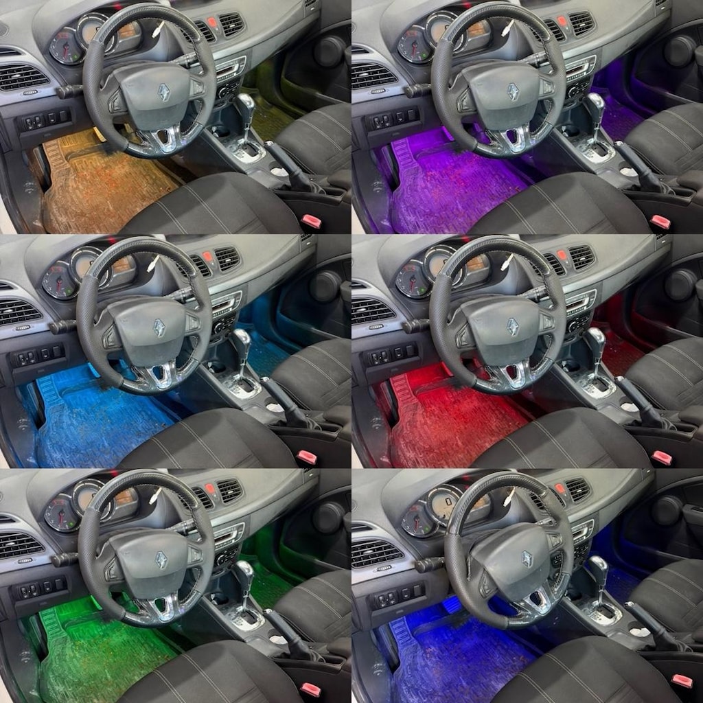 megane 3 rgb ayak aydınlatma uygulaması - 3