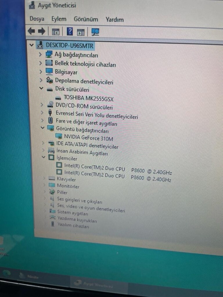 Casper W765SUB intel P8600 2.40 Ghz 4 gb ddr2 250 gb hdd - 7