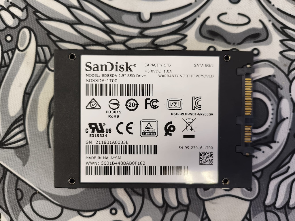 SanDisk SSD Plus 1TB SATA 3.0 SSD (%100 Sağlık) - 2