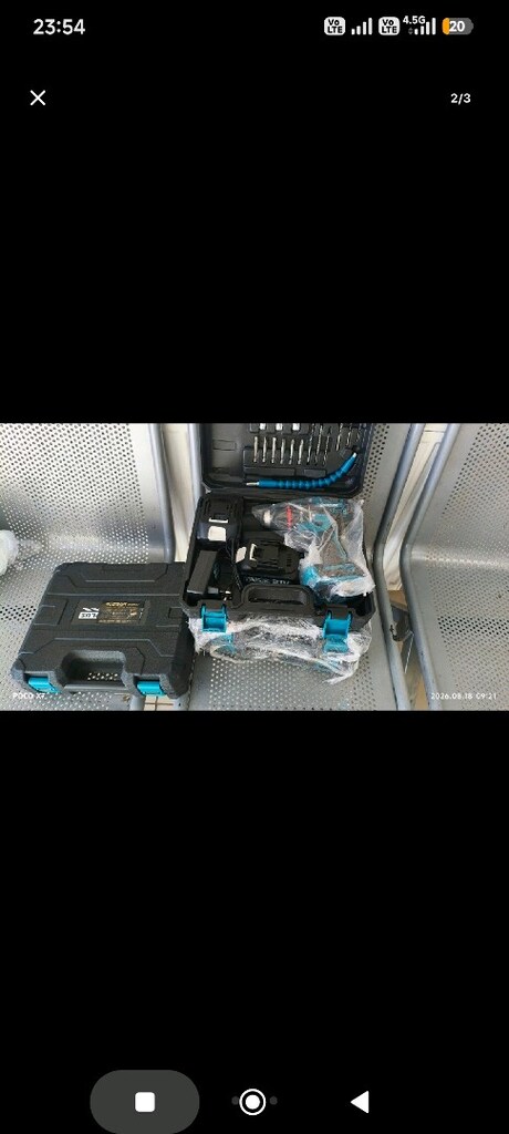 *Sıfır**Şarjlı Çelik madrenli matkap,kömürsüz motor - 3