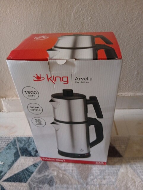 King Arvella Çay Makinesi hediye sıfır ürün