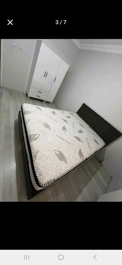Cift kişilik baza ( kör bazalı) ,başlık, yatak. Her renkte üretilir - 7