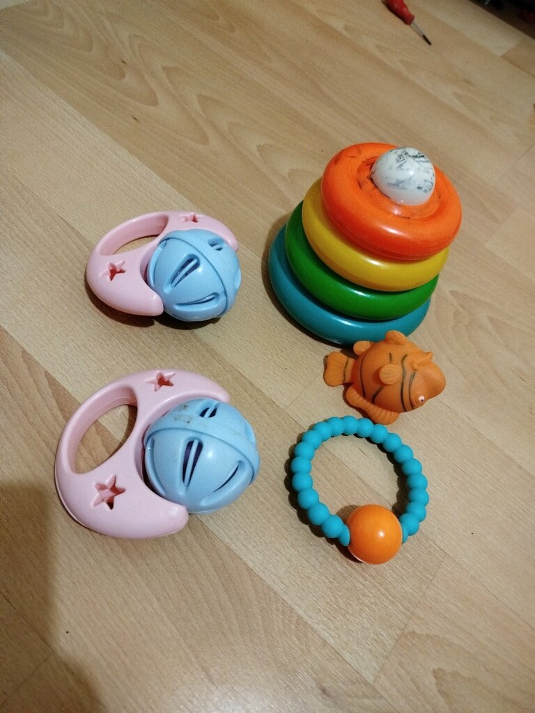 Bebek eğitici oyuncakları ve çevirmeli çıngırak - 7