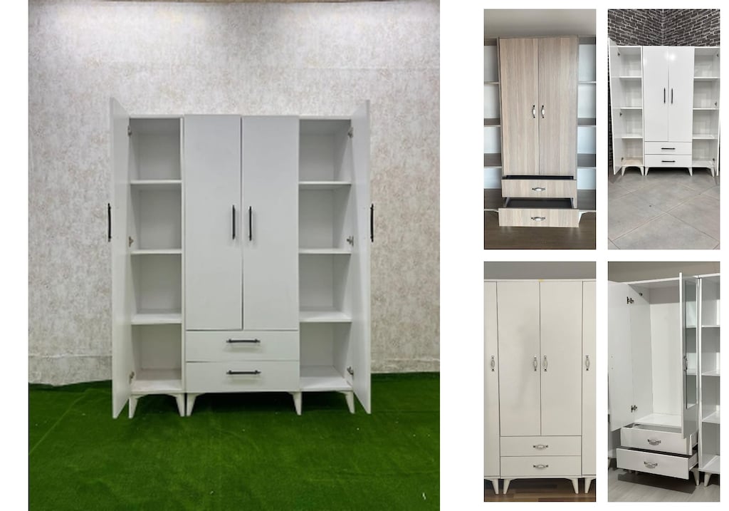 4 kapaklı elbise dolabı kzcztspjak - 5