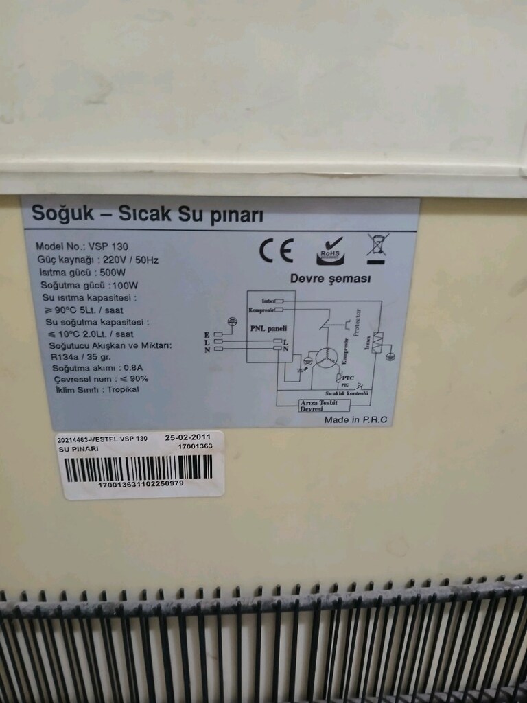 Vestel sıcak soğuk digital led panel li - 7