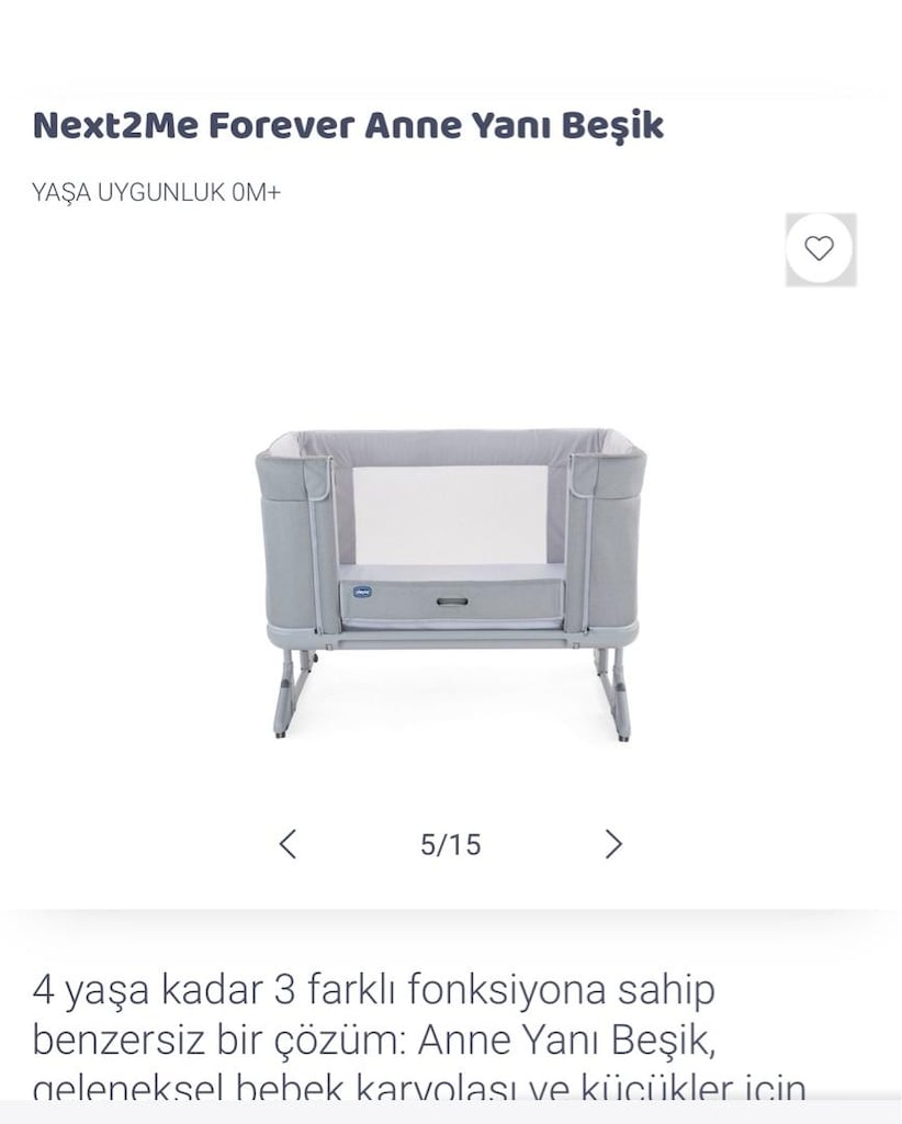 CHİCCO NEXT TO ME YATAĞI - 7