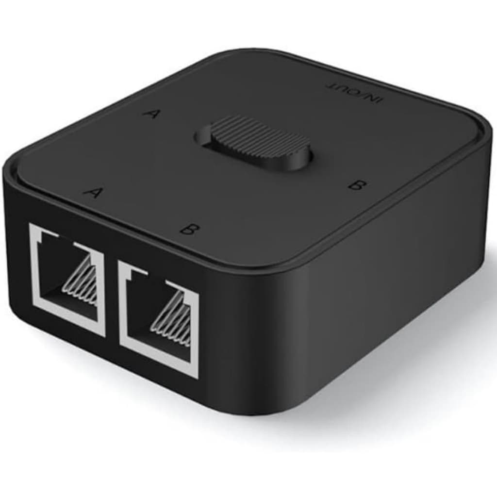 4641 2 Port RJ45 Ethernet Switch Çevirici Çoklayıcı - 2