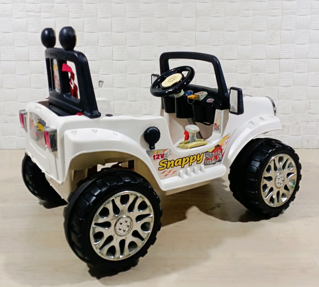 Akülü araba 12 volt çift motorlu aküsü sıfır paketinde - 4