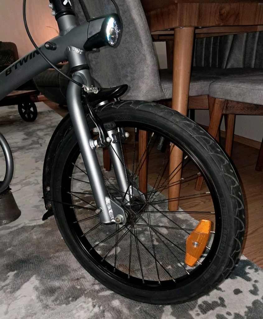 Avrupa Btwin Tilt700 Göbekten 3 Vites Katlanır Bisiklet Açıklamayı Oku - 10