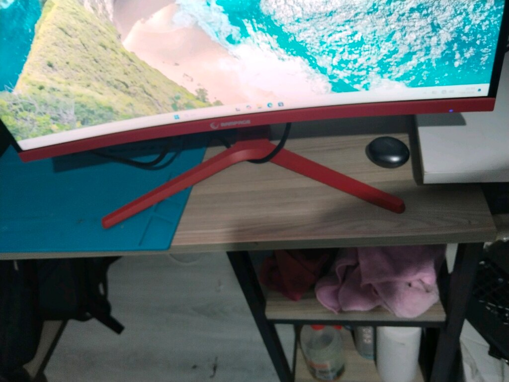 rampage monitör 27inç kavisli curved 165 hz sıfır gibi - 4