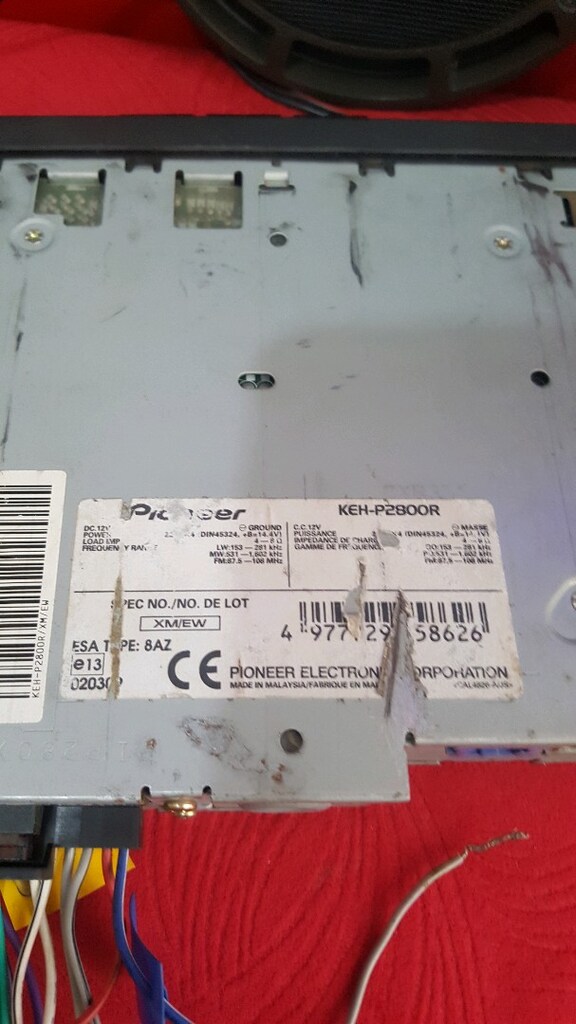 PİONEER KEH 2800 R KASETÇALAR AUX MEVCUTTUR AUX - 7