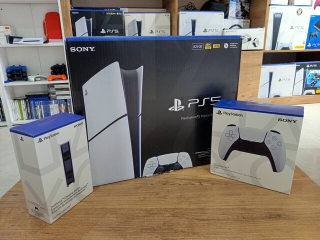 PS5 SLİM DİGİTAL 2KOL + ŞARZ İSTASYONU 24AY GARANTİLİ FULL SET....