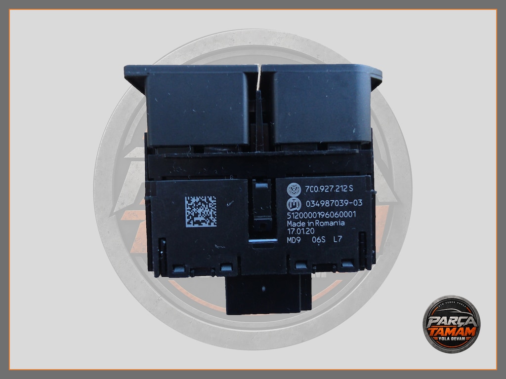 VW CRAFTER MAN TGE ORTA KONSOL İÇ AYDINLATMA DÜĞMESİ 7C0927212S - 2