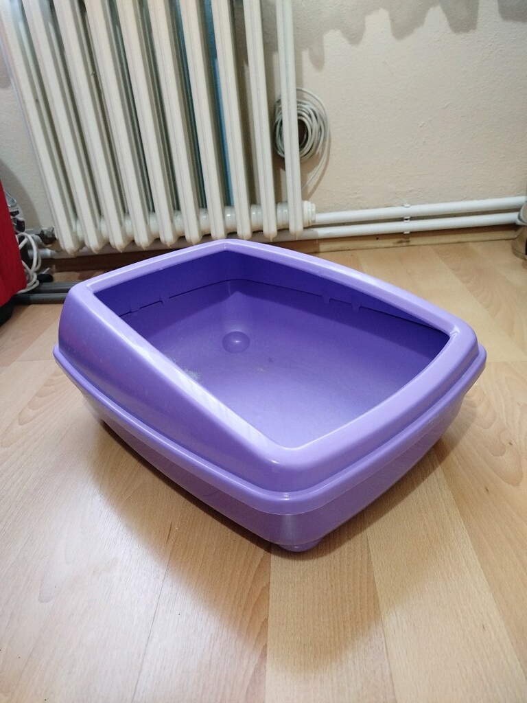 Büyük boy açık kedi tuvaleti 47x35 cm - 6