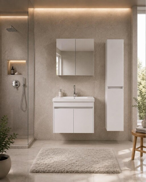 MDF BANYO DOLABI SIFIR KAPIDA ÖDEME İMALATTAN