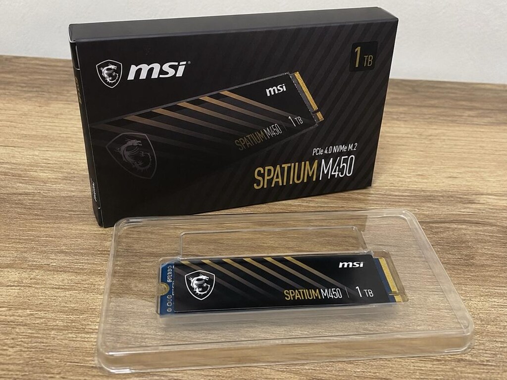 MSI SPATIUM M450 V1 1TB PCIe 4.0 NVMe M.2 SSD |Sıfır Kapalı Kutu| KFG - 3