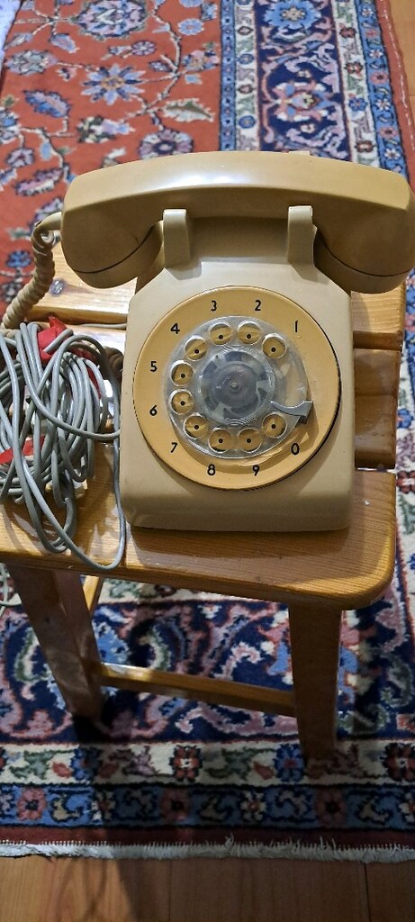 antika çevirmeli telefon - 6