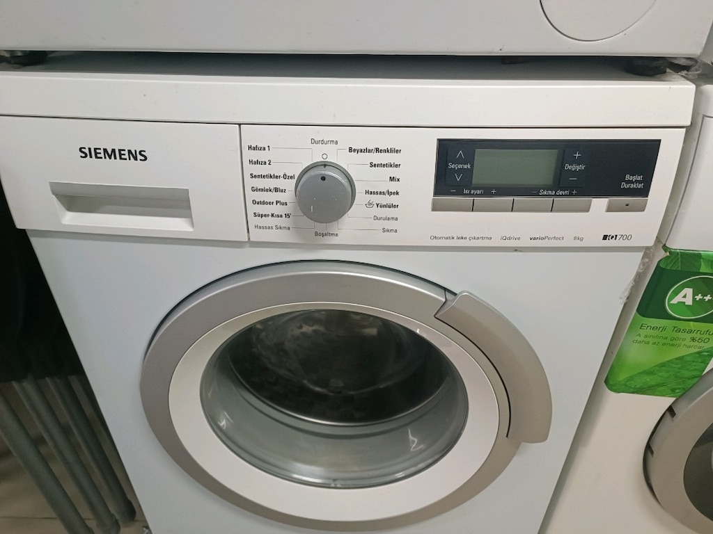 Siemens 10 kg 1200 devir çamaşır Makinesi - 3
