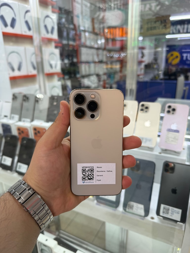 İPHONE 13 PRO 128GB PİL%79 GOLD DEĞİŞENSİZ TR!