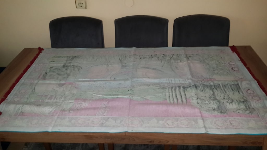 145x90cm Ördekli manzaralı Kilim Sıfır - 9