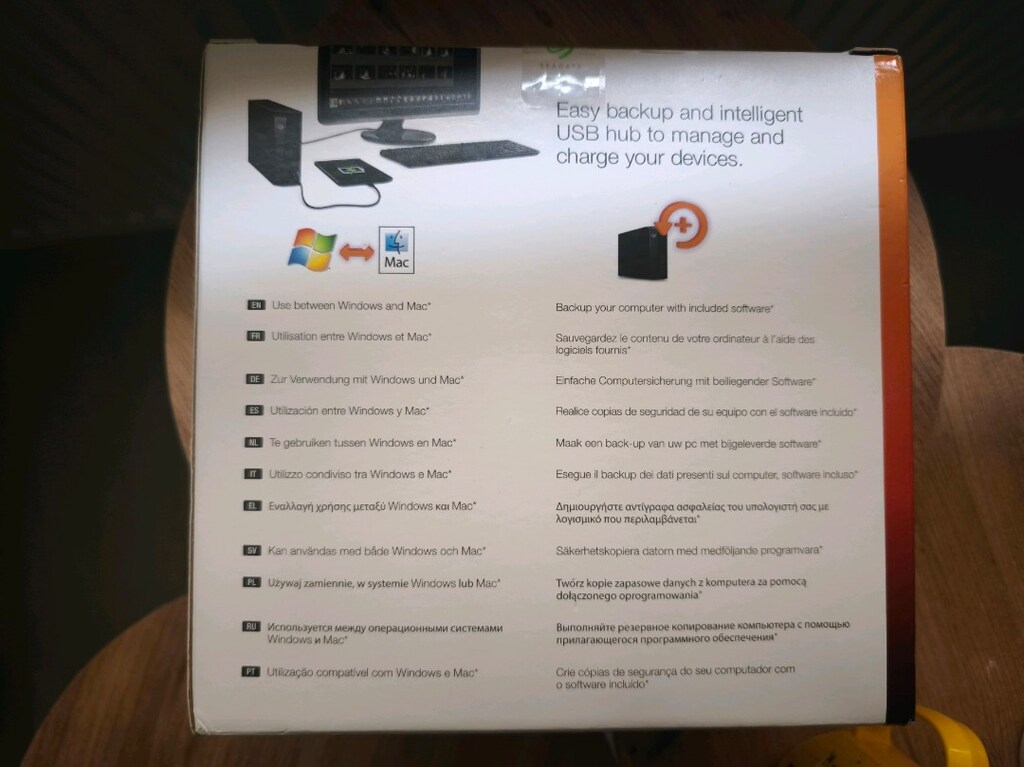 Seagate Backup Plus Hub 6TB (sıfır kapalı kutu) - 7