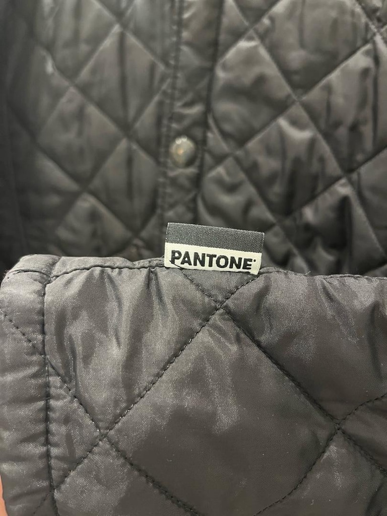 Orijinal Barbour Pantone Serisi Özel Koleksiyon Siyah Kapitone XL - 6