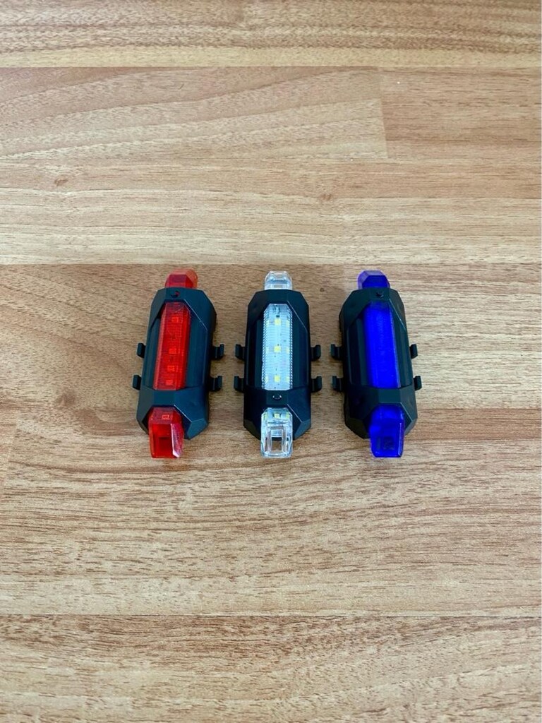 Bisiklet Işığı Lamba Işık Led Lambası Ön Arka Aydınlatma Far Usb Şarj - 4