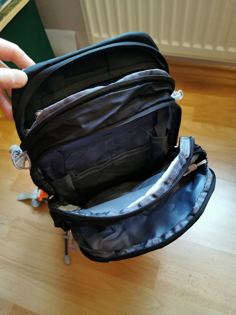 ÇOK İŞLEVLİ OUTDOOR-BİSİKLET SIRT ÇANTASI 20 L UNISEX (SİYAH) - 9
