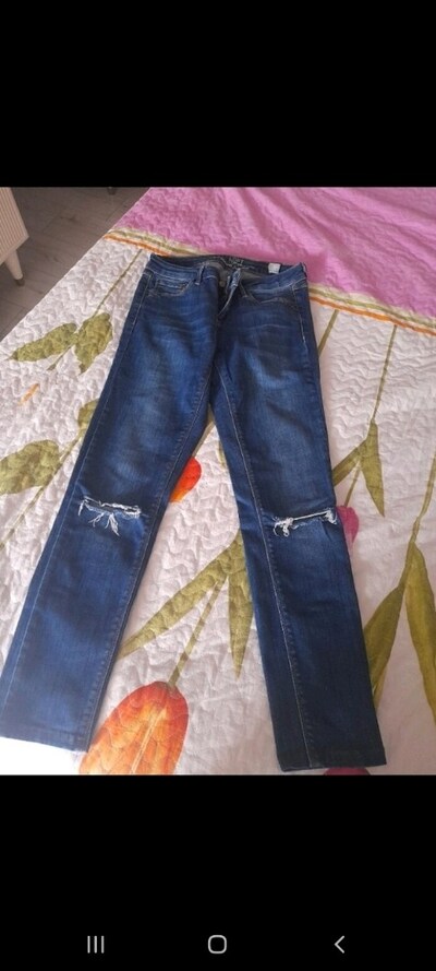 kot pantolon loft.marka 26 29 beden yırtık model