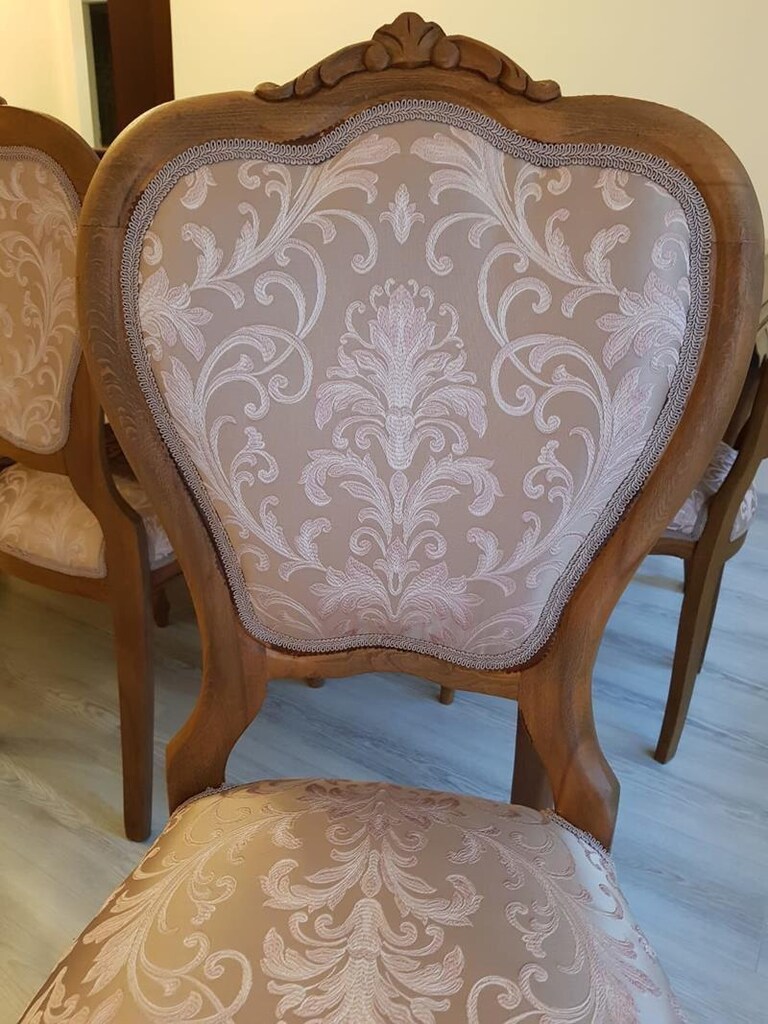 Özel Yapım Büyük Boy Masif Masa Sandalye Takımı - 12