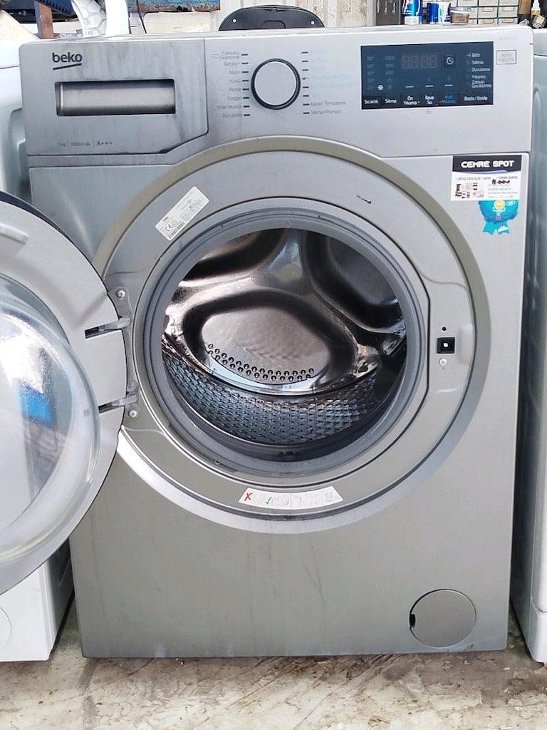 BEKO 9 KG GRİ ÇAMAŞIR MAKİNESİ İZMİR İÇİ 3 AY GARANTİMİZ VARDIR - 3