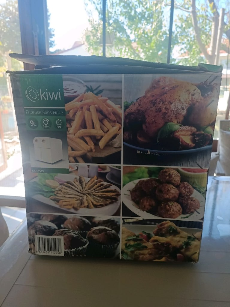 KİVİ 9 LİTRE KAF 5559 AİR FRYER KUTUSUNDA - 7