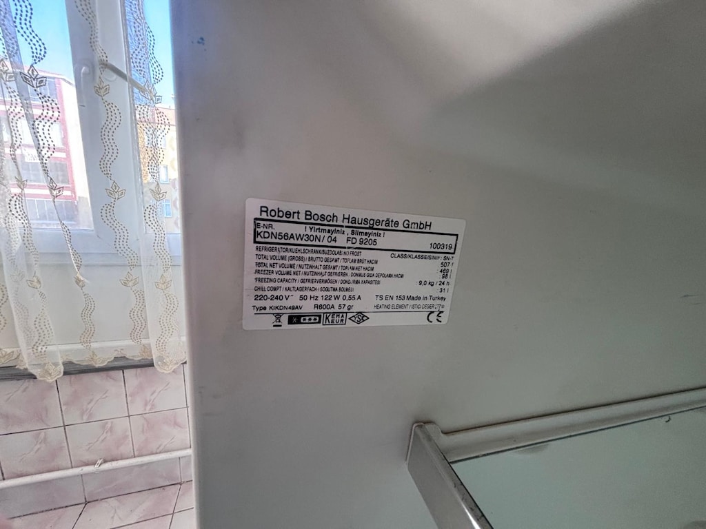 Bosch A++ No-Frost Buzdolabı (507 Litre / KDN56AW30N) - 6