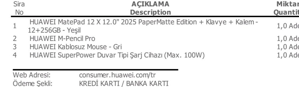 Huawei Matepad 12x 2025 Papermate Edition 12GB Ram - 4