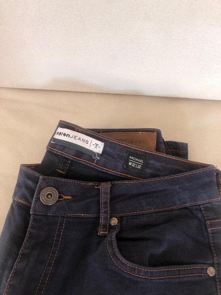 32 32 koton etkek kot pantolonu - 2