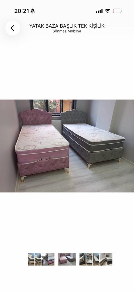 İmalattan Tek Kişilik Yatak Baza Başlık - 5