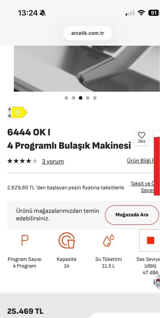 arçelik bulaşık makinesi - 3