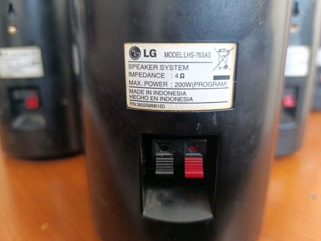 LG Hoparlör takımı 5 adet - 6