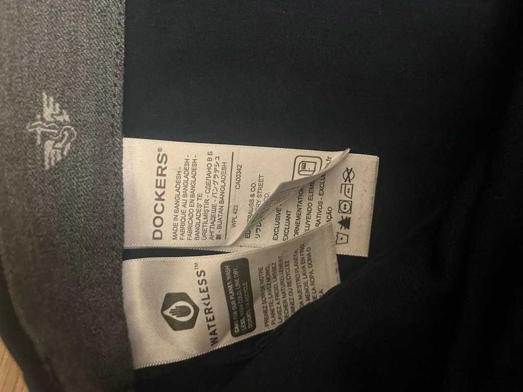 Dockers Signature Khaki Lacivert Pantolon - 4