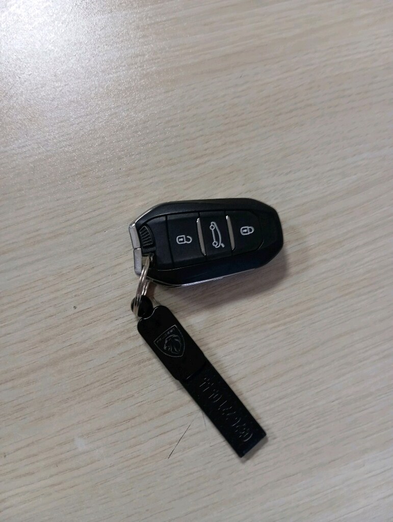 yeni Peugeot 3008 orjinal yedek anahtarı - 3