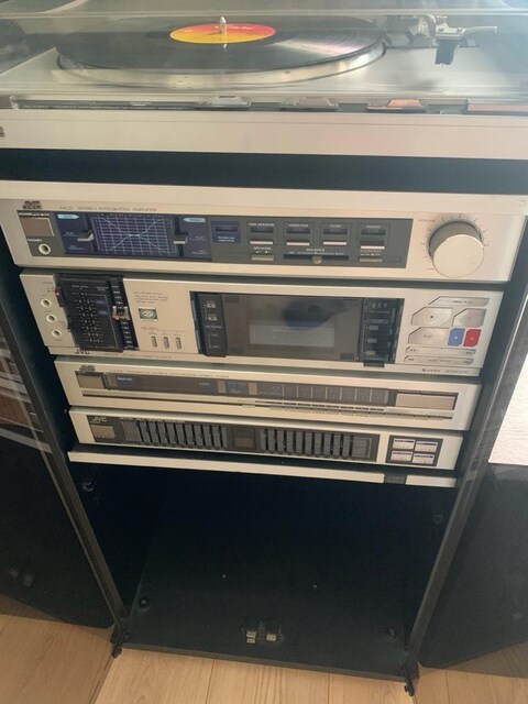 JVC FULL SET MÜZİK SETİ MARANTZ KOLONLAR.