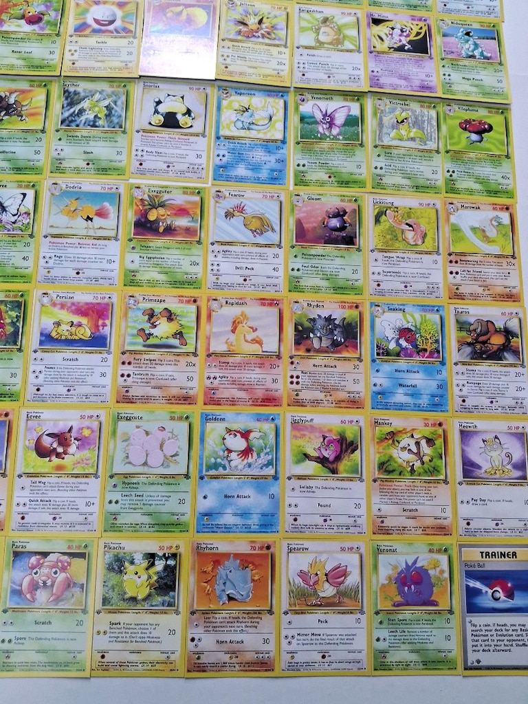 İngilizce Pokemon Jungle Set Destesi 64 Pokemon Kartı - 5