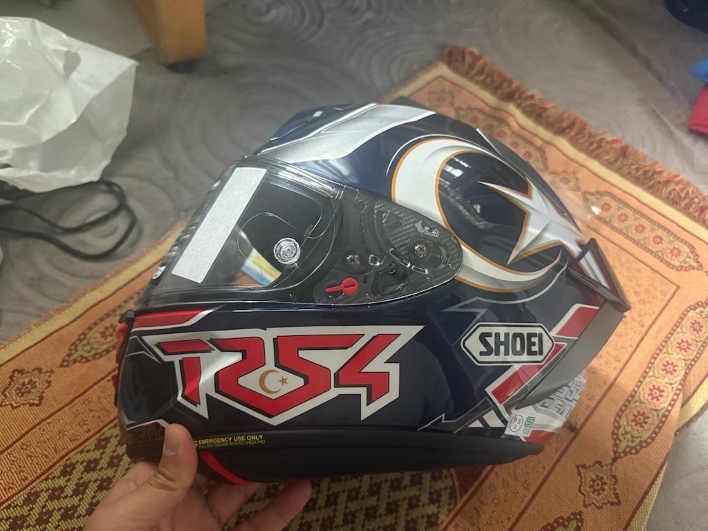 shoei x15 xfifteen toprak kask - 4