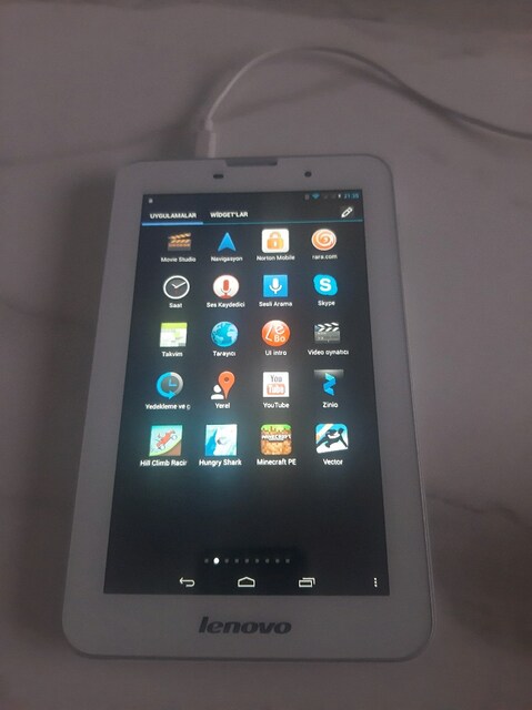 lenova tablet çalışır durumda