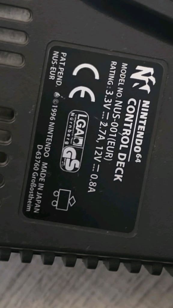 Nintendo Oyun konsolu Gövde ve adaptörü - 4