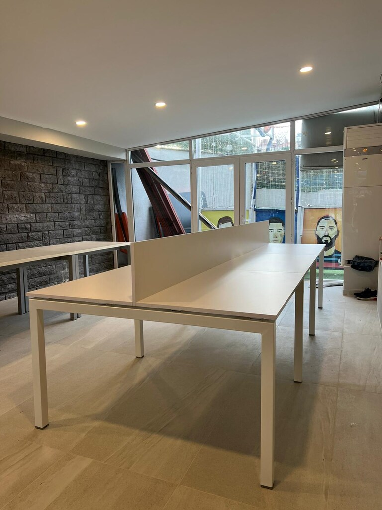 6 KİŞİLİK ÇOKLU ÇALIŞMA MASASI *OFİS WORKSTATION * ARAL OFİS - 17